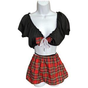 Sz.XL*Dressin*NWT*3-Pc.Sexy Schoolgirl Skirt Outfit